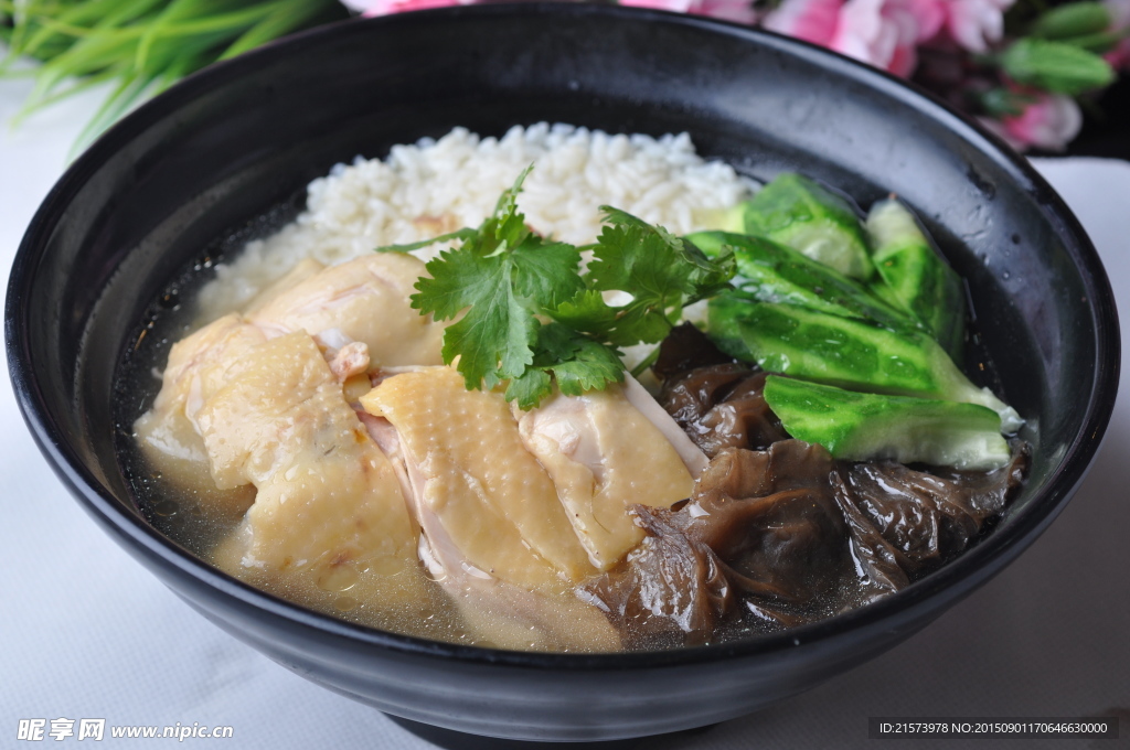 广东胜瓜鸡汤泡饭