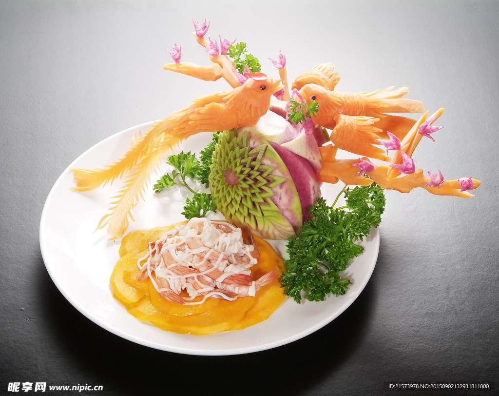 芒果虾仁