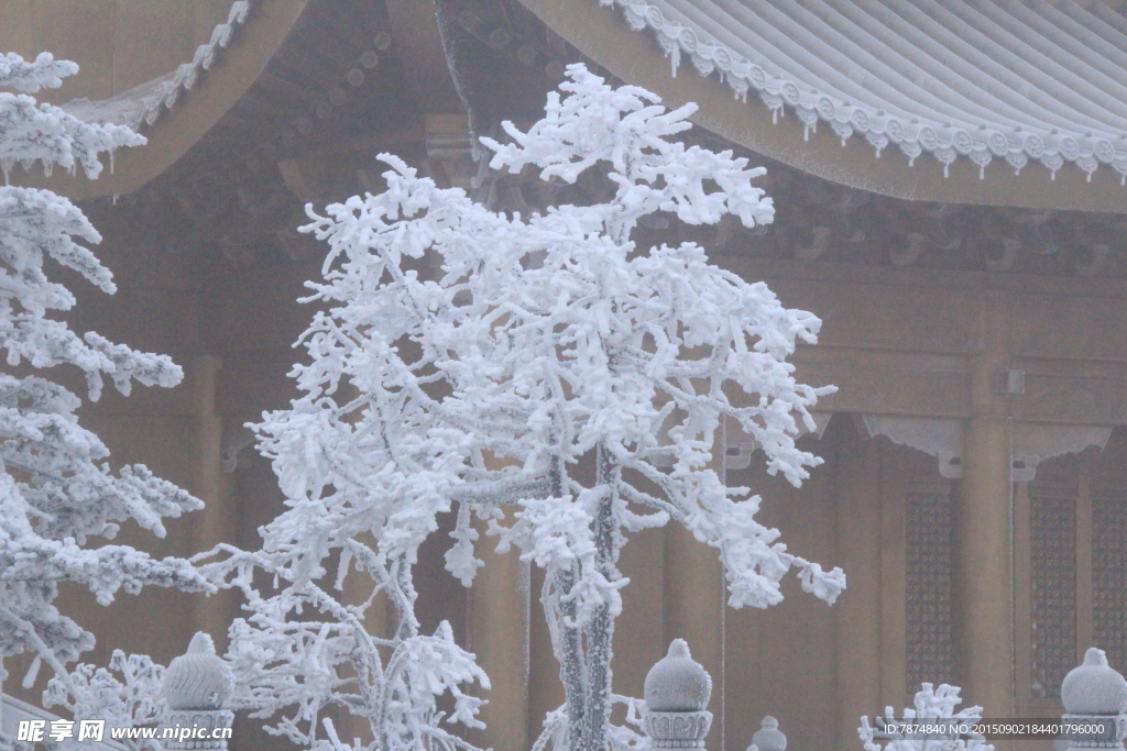 峨眉雪景