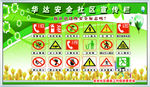 安全标识宣传栏