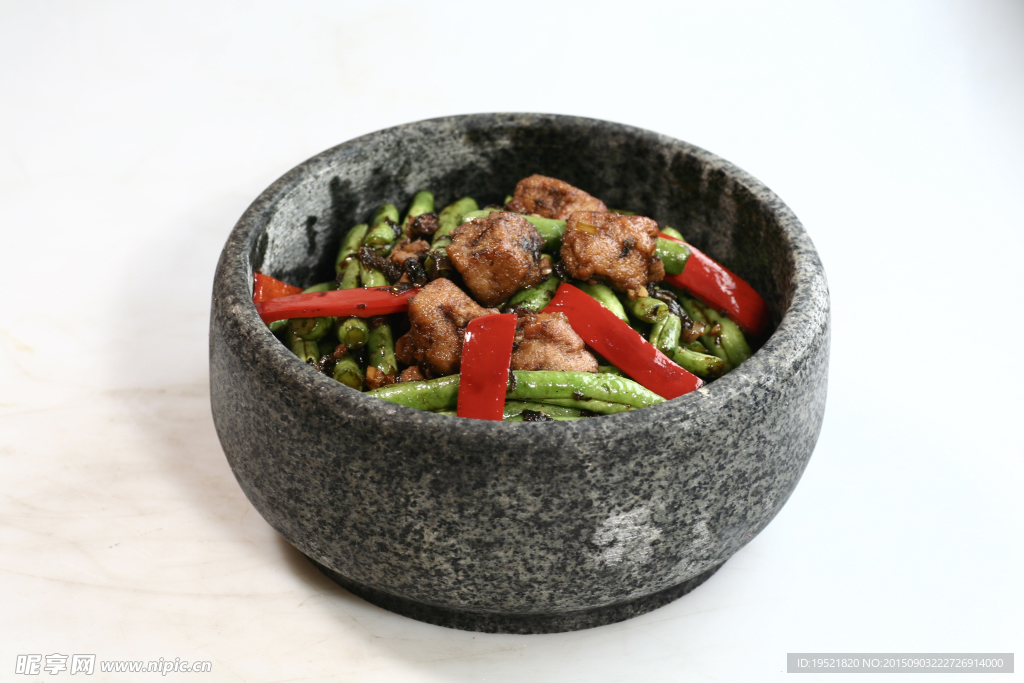 鹅肝榄菜焗豆角