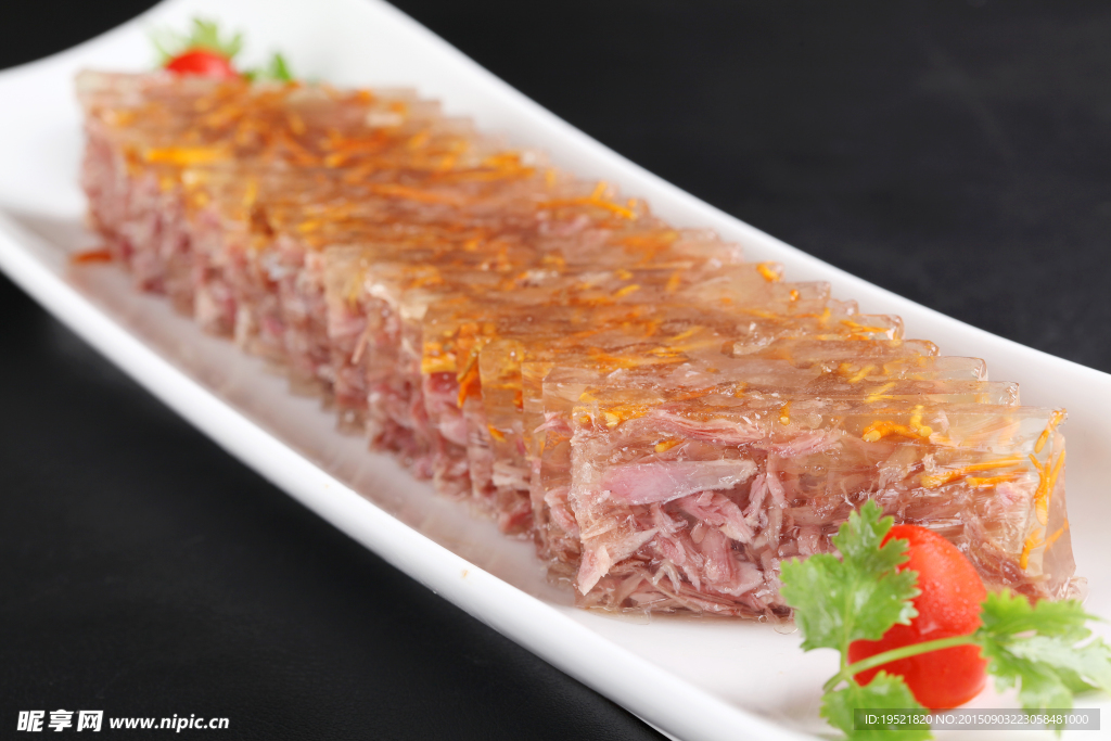 水晶咸鹅肉