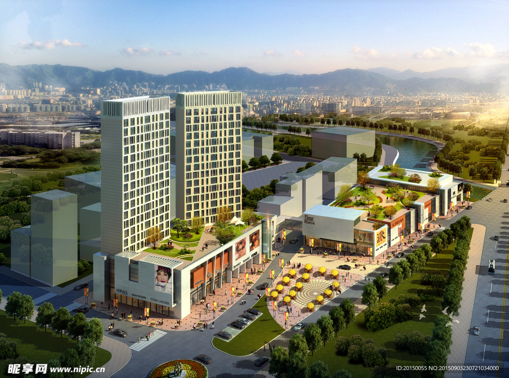 3D建筑效果图