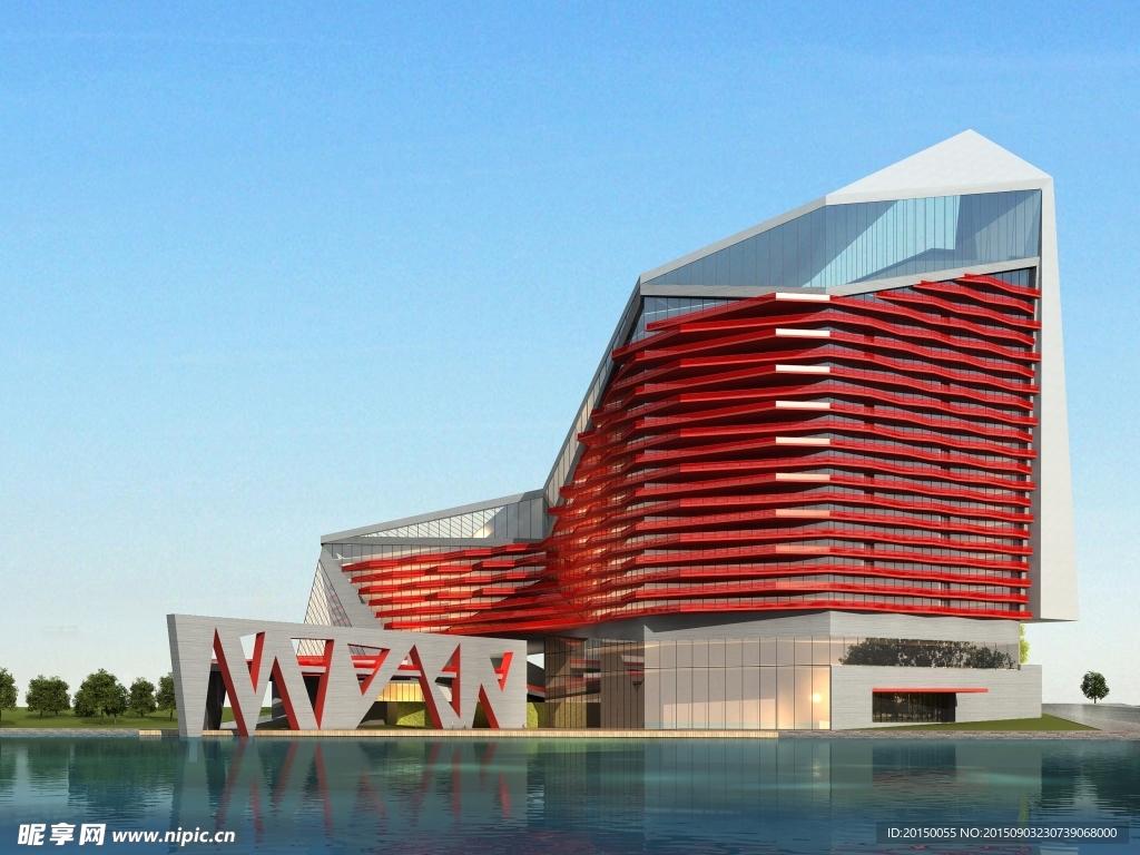 3D建筑效果图