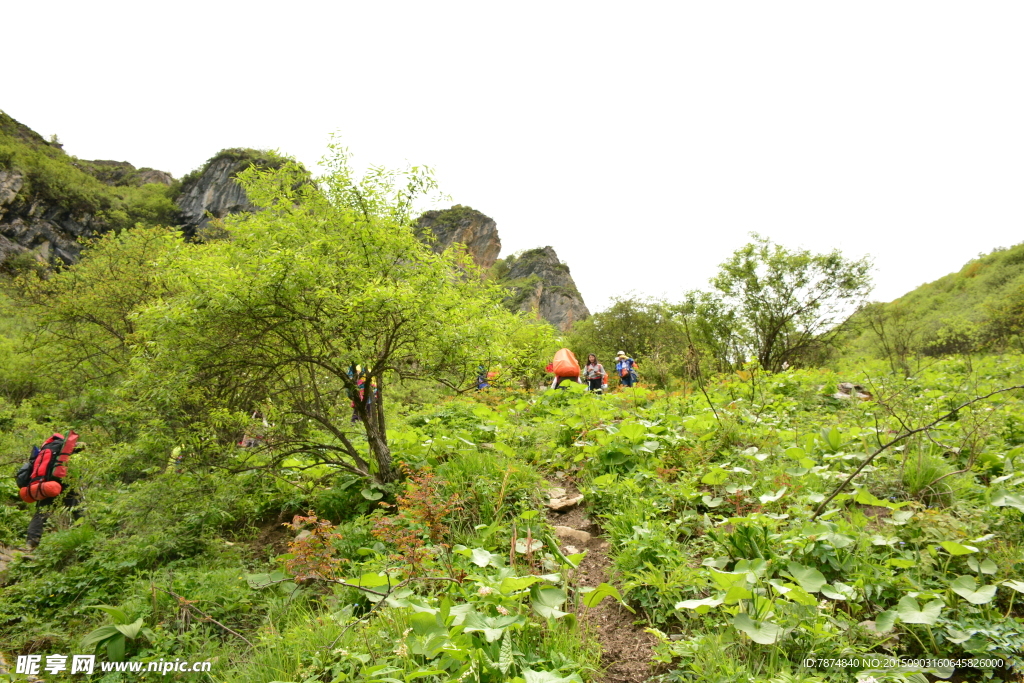 九顶山风光