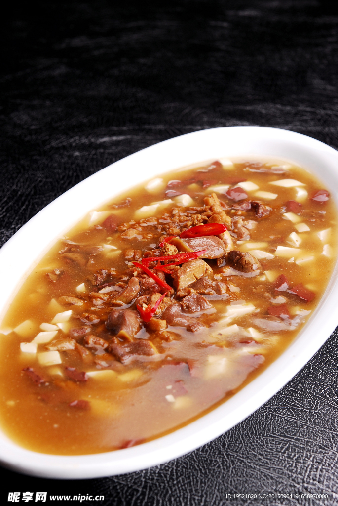 鸡杂烩豆腐