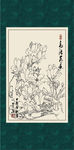 白描玉兰