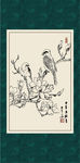 白描玉兰