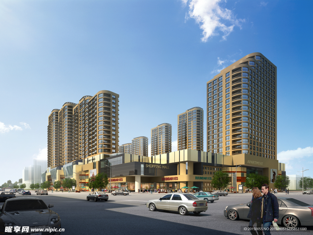 3D建筑效果图
