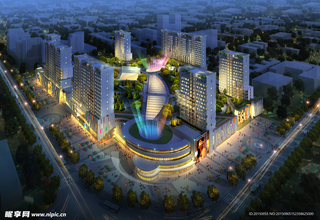 3D建筑效果图