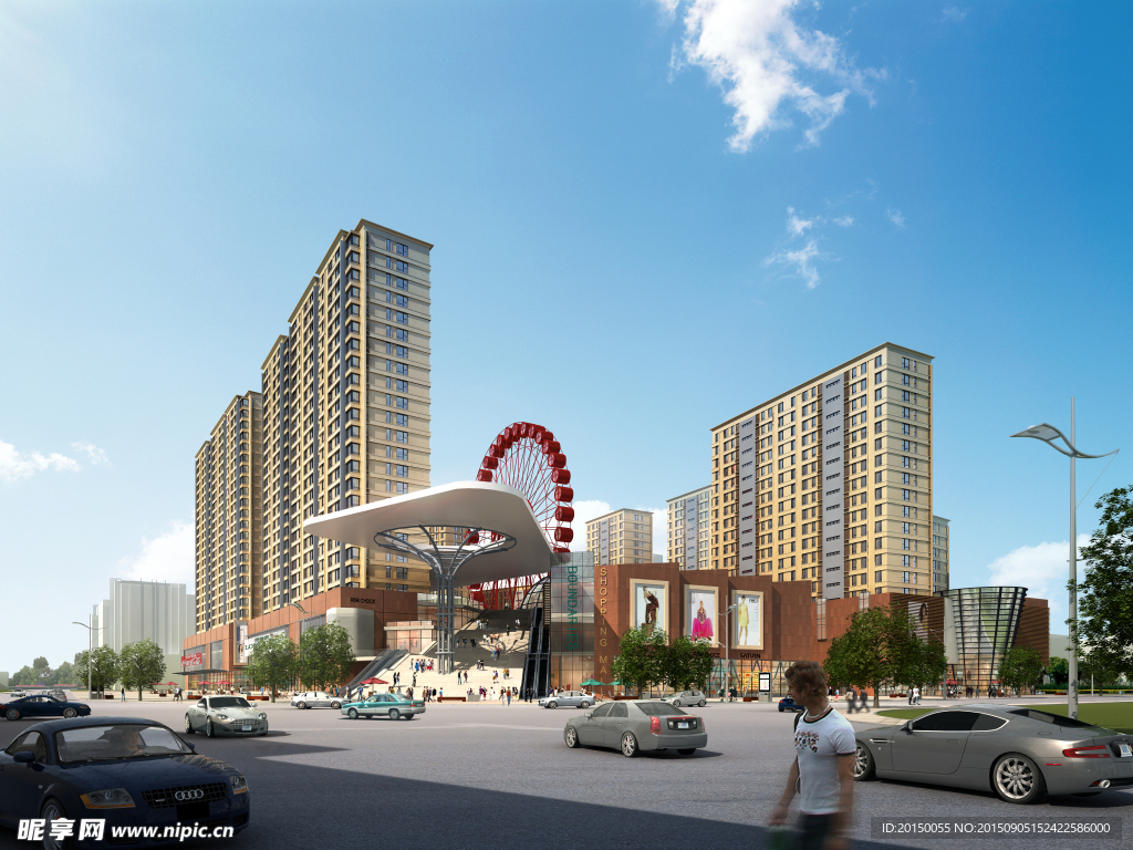 3D建筑效果图