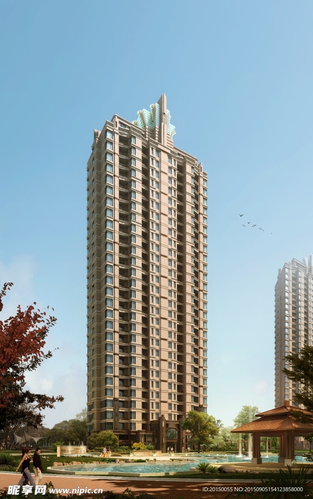 3D建筑效果图