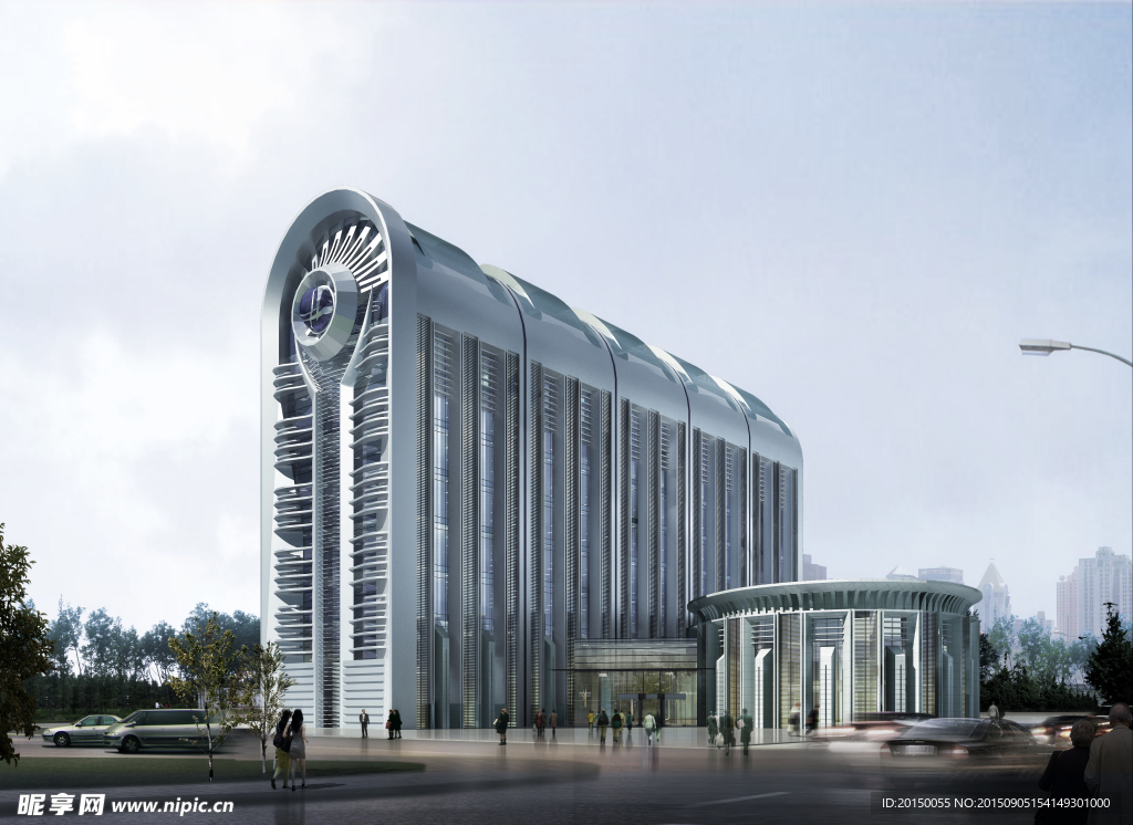 3D建筑效果图