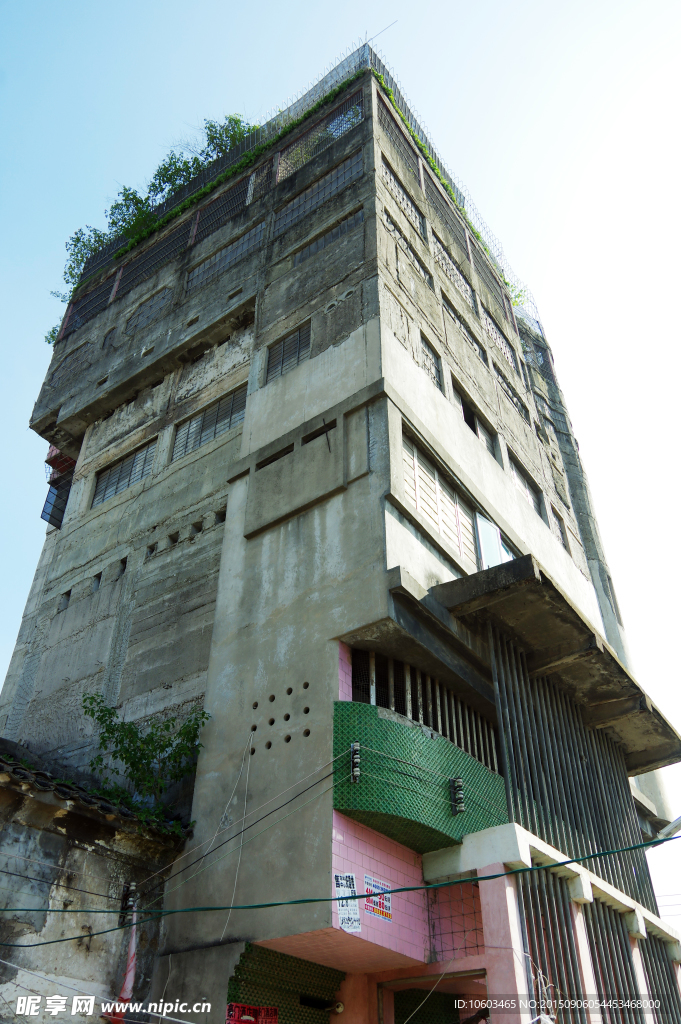 城市老街 碉楼建筑