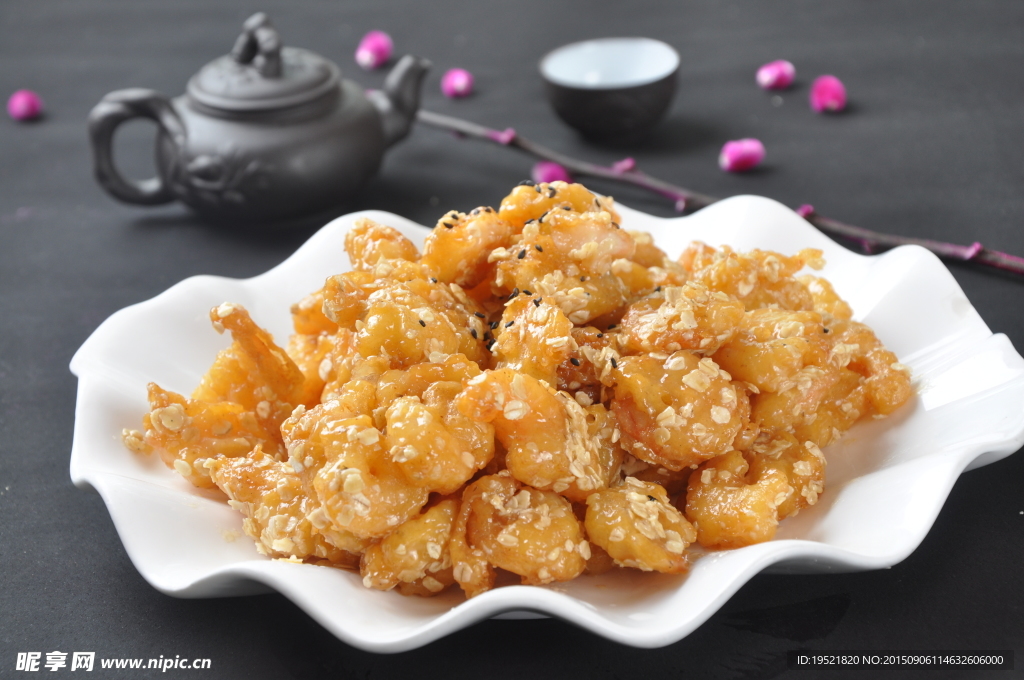 麦香虾球