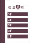 楼层指牌