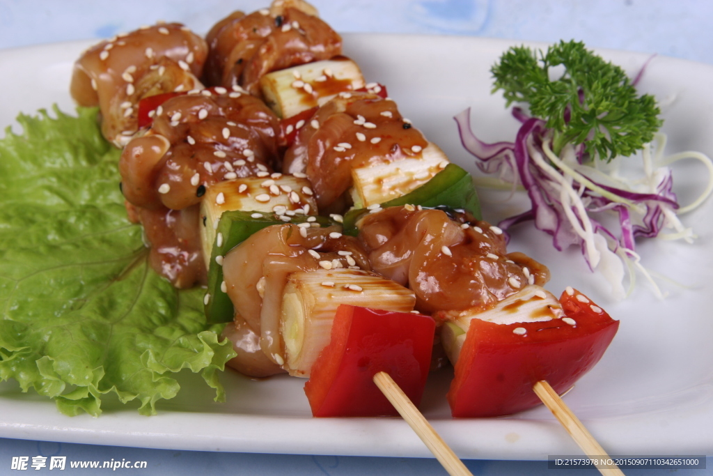 烤鸡肉串