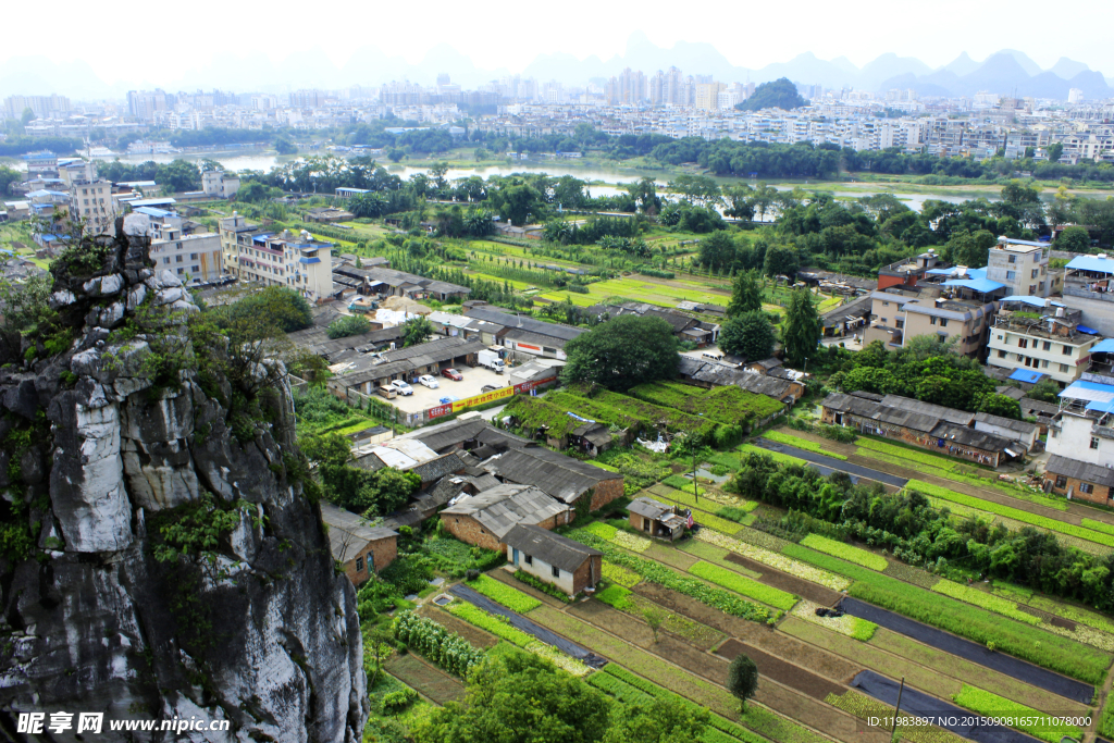 桂林塔山俯瞰