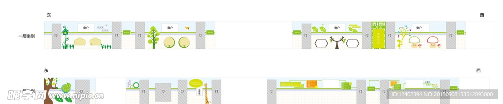 学校楼道设计图
