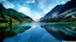 自然风光 山水 湖面