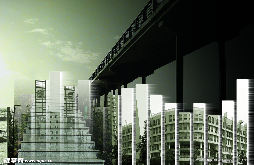 建筑海报