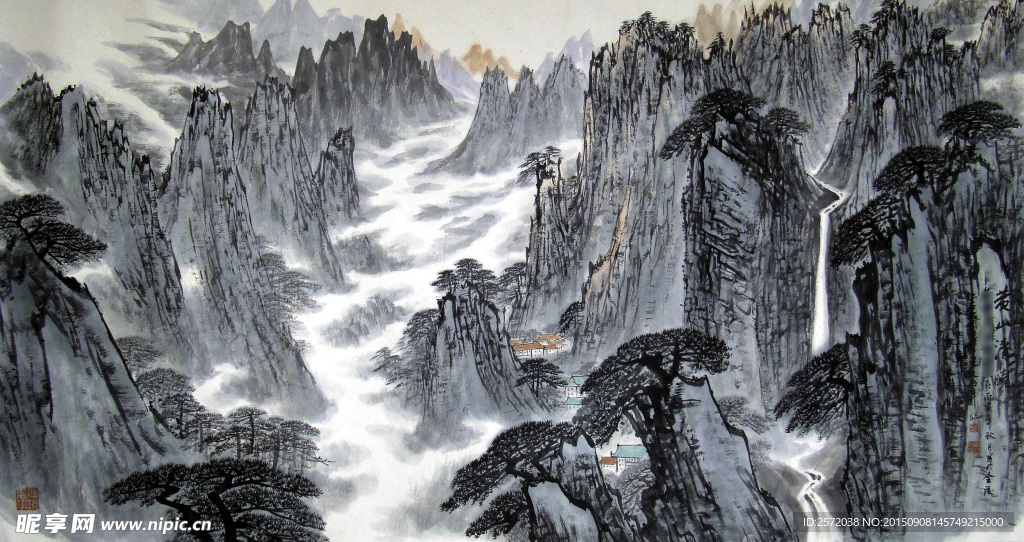 黄山清晓