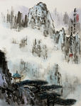 郑震山水高清图