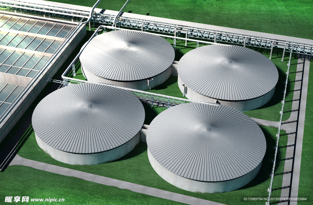 好氧池顶部装饰效果图