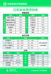 卫生服务站价目表