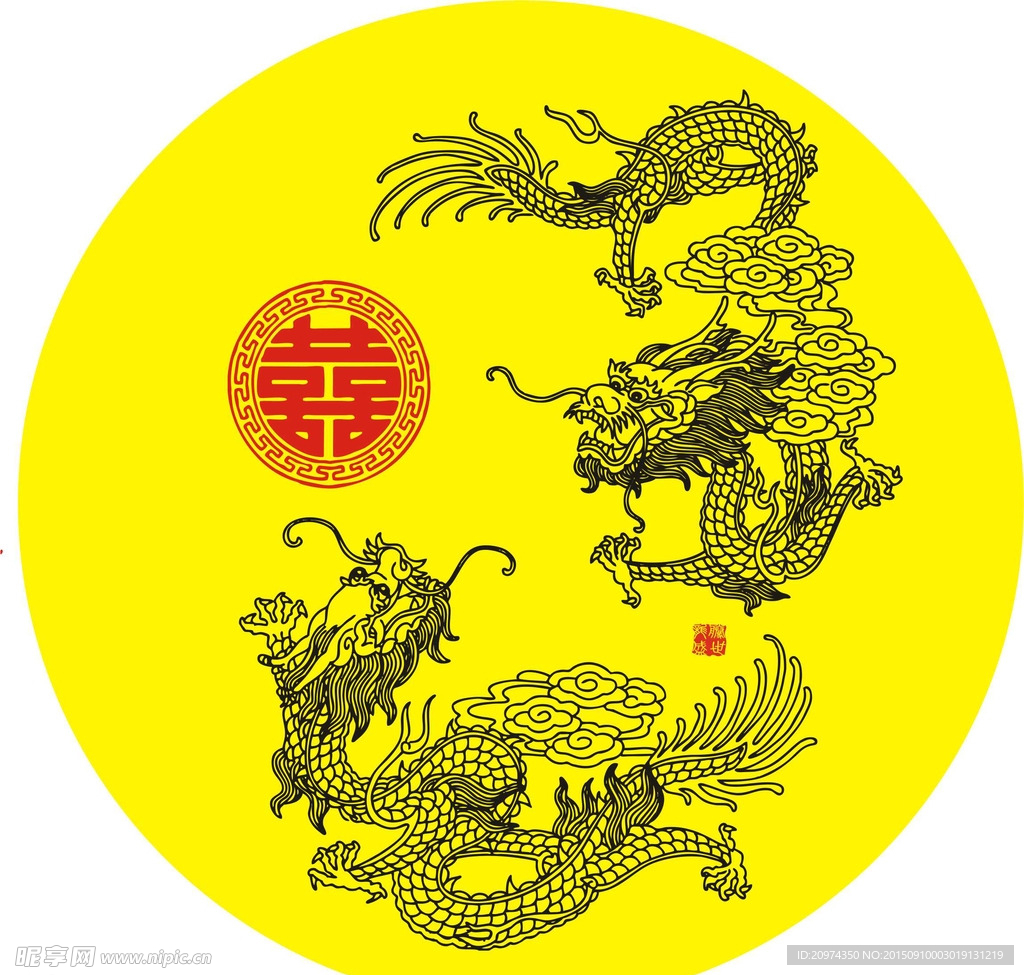 古典龙图案