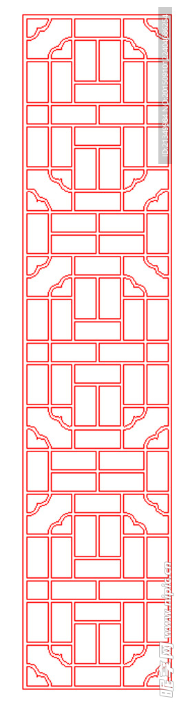 矩形样式花格