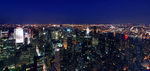 鸟瞰城市夜景