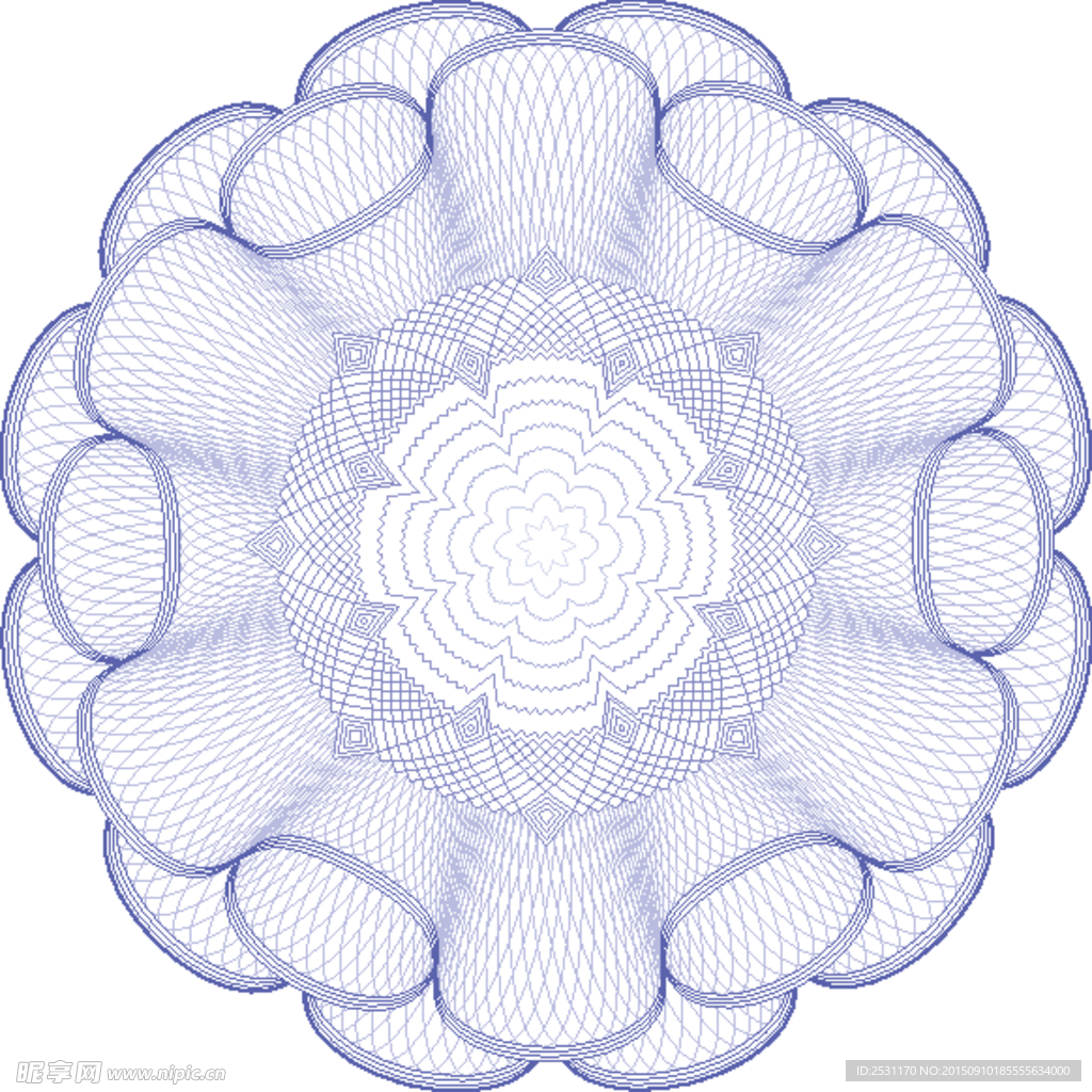 防伪花纹