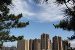 城市风景蓝天白云 城市蓝天