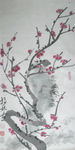 杨林国画《梅花》