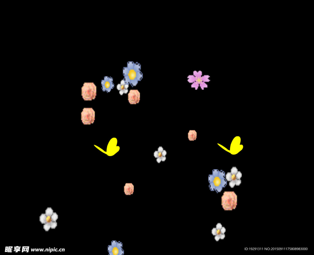 花卉动态背景视频