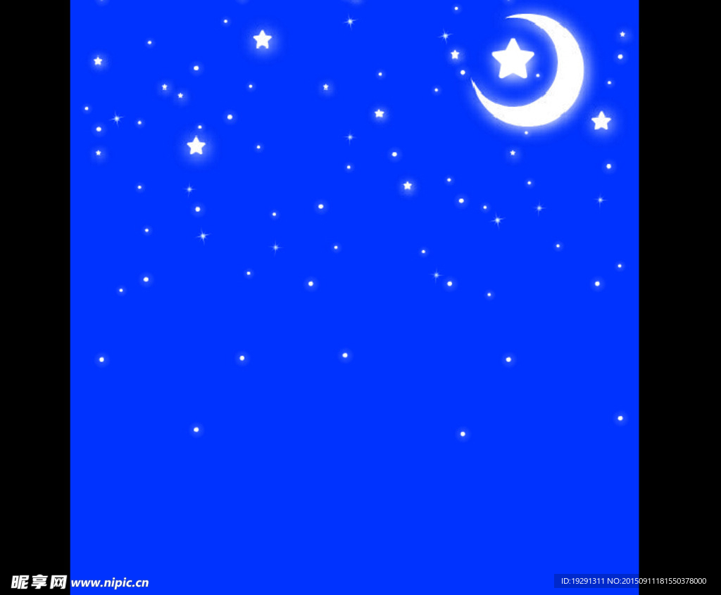 月亮繁星动态视频
