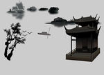 山河水墨动态视频