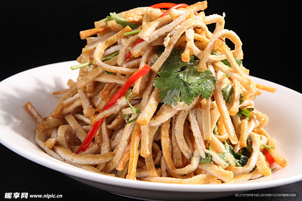 青苗豆腐丝香菜