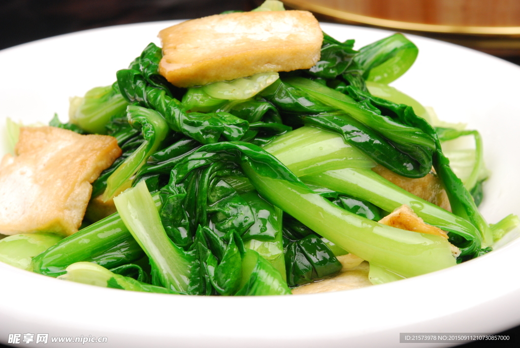 青菜炕豆腐