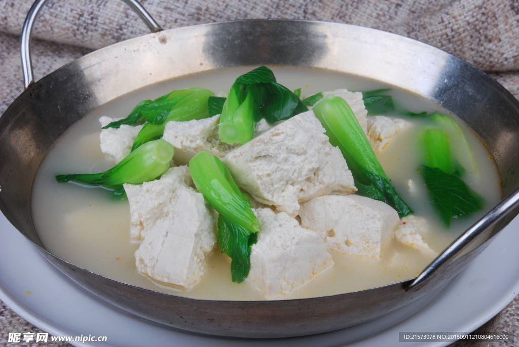 青菜滚豆腐
