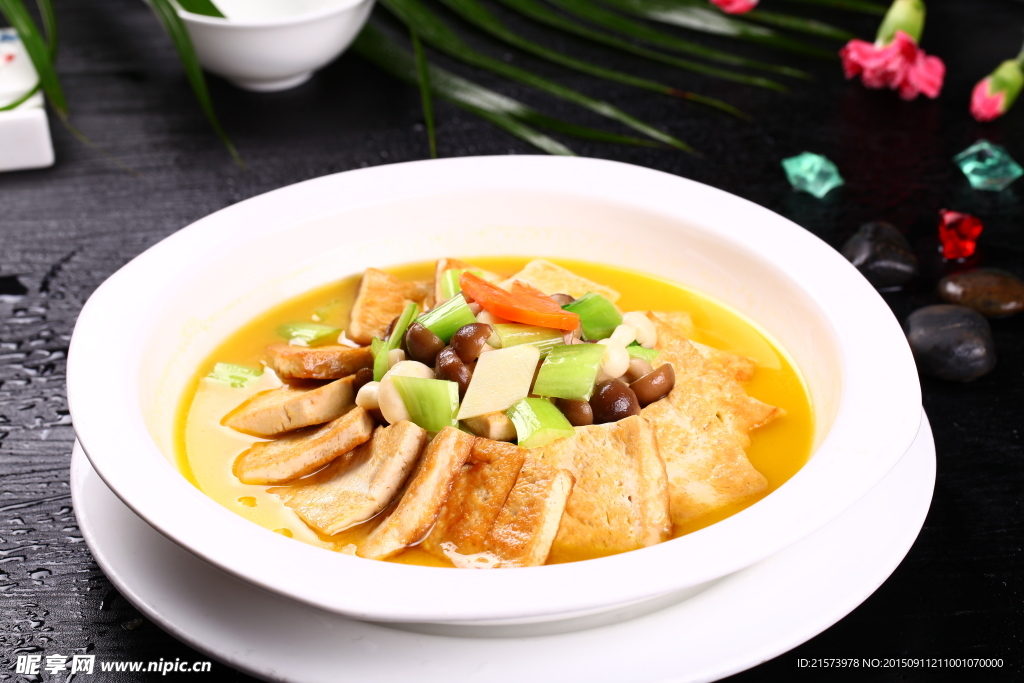 手手捏菜煮豆腐