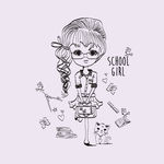 时尚线条女孩