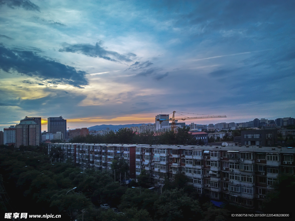 夕阳西下
