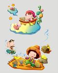 人物剪影插画素材