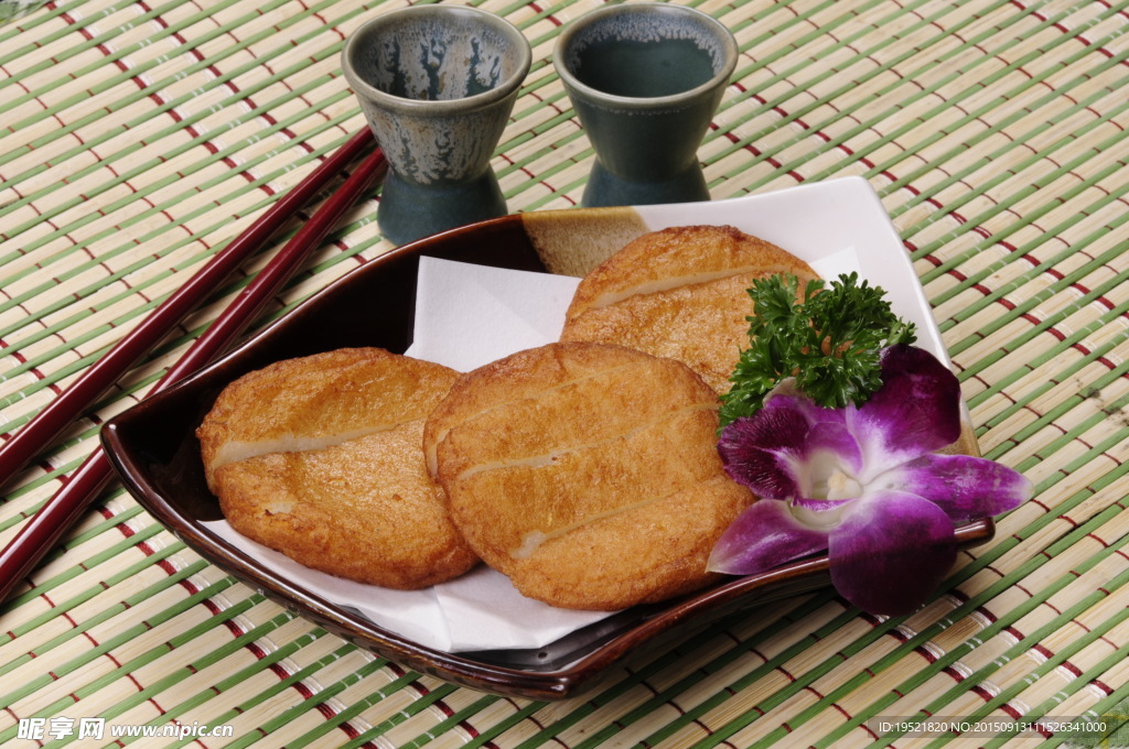 烤鱼饼