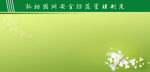 绿色背景