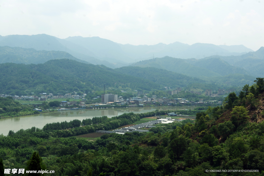 山水 梅江风光