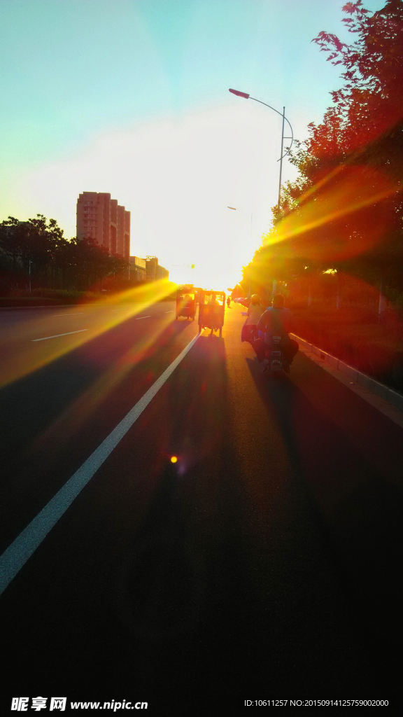 落日余晖