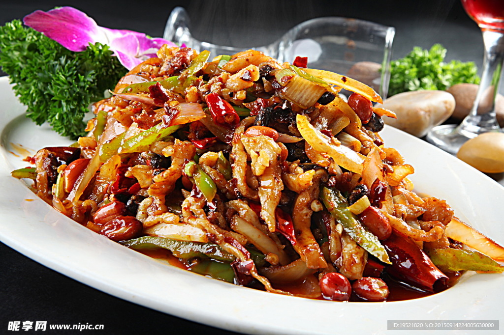辣酱爆肉丝